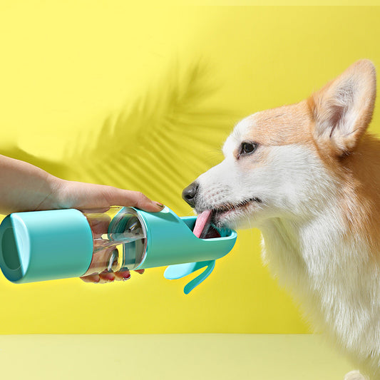 Portable Pet Water & Food Cup – No-Spill Travel Bottle for Dogs & Cats - Furever Base