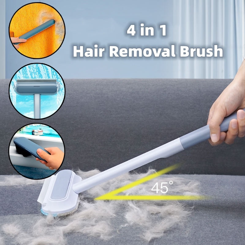 4-in-1 Pet Hair Removal & Cleaning Brush – Multi-Purpose Tool for Pets & Home - Furever Base