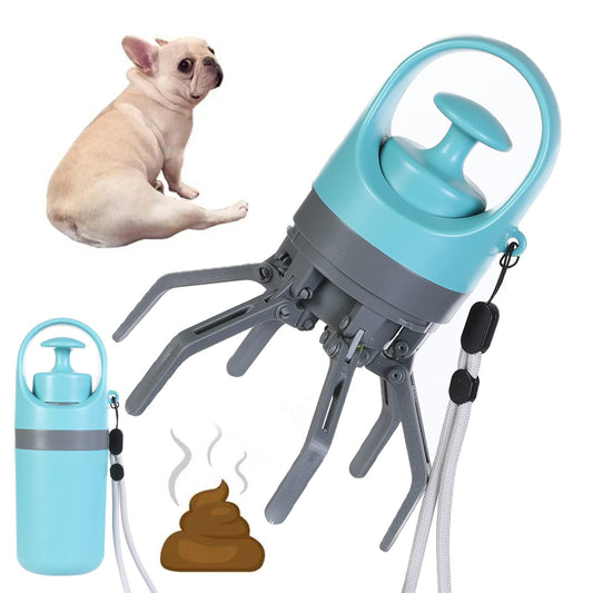 Portable Dog Pooper Scooper with Built-in Bag Dispenser – Lightweight & Easy Cleanup - Furever Base