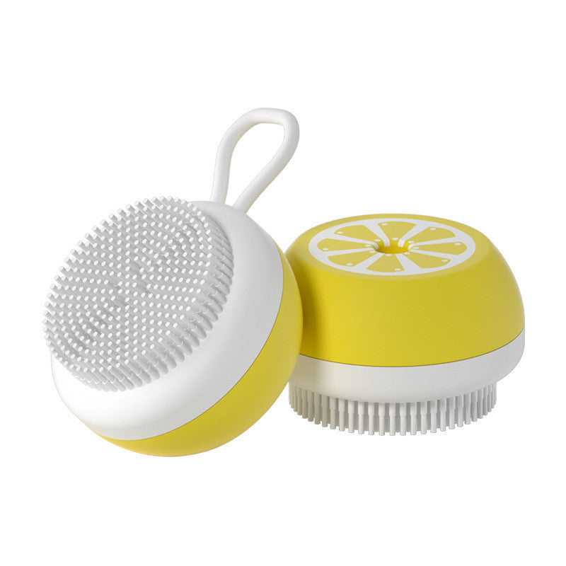 2-in-1 Pet Bath & Massage Brush – Soft Silicone Grooming Tool - Furever Base